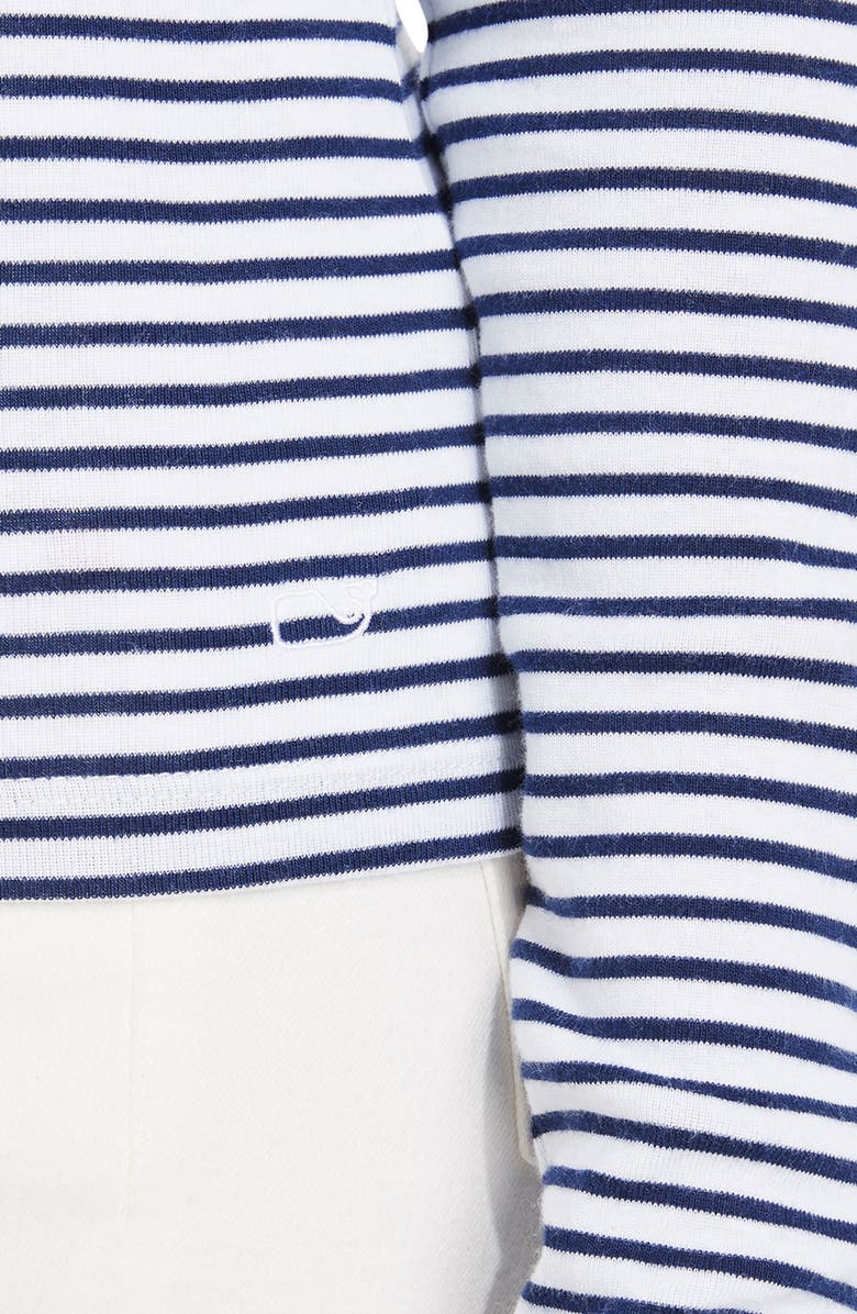 vineyard vines Simple Stripe Turtleneck, Alternate, color, 