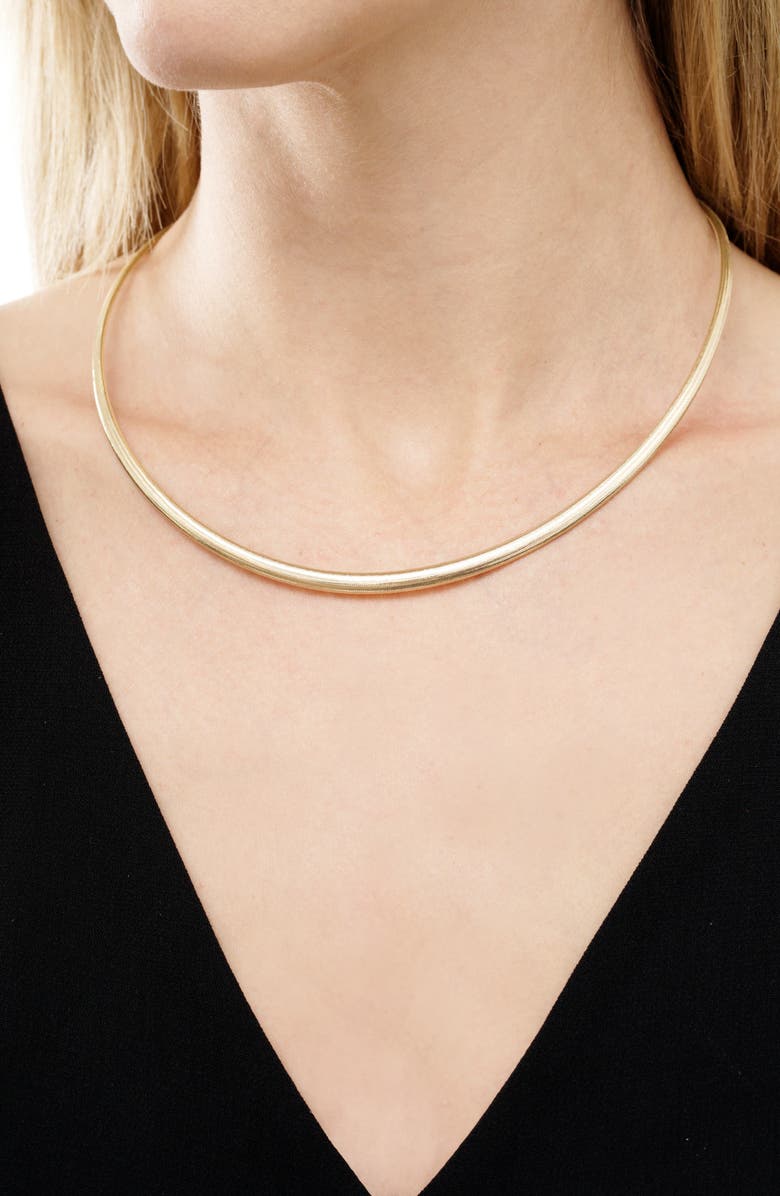 Bony Levy Ofira Thin Omega Necklace, Alternate, color,