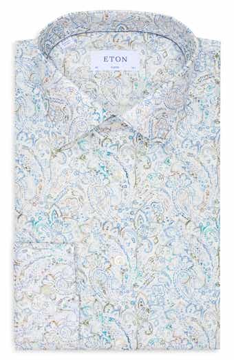 Classic Fit Paisley Cotton & Lyocell Dress Shirt