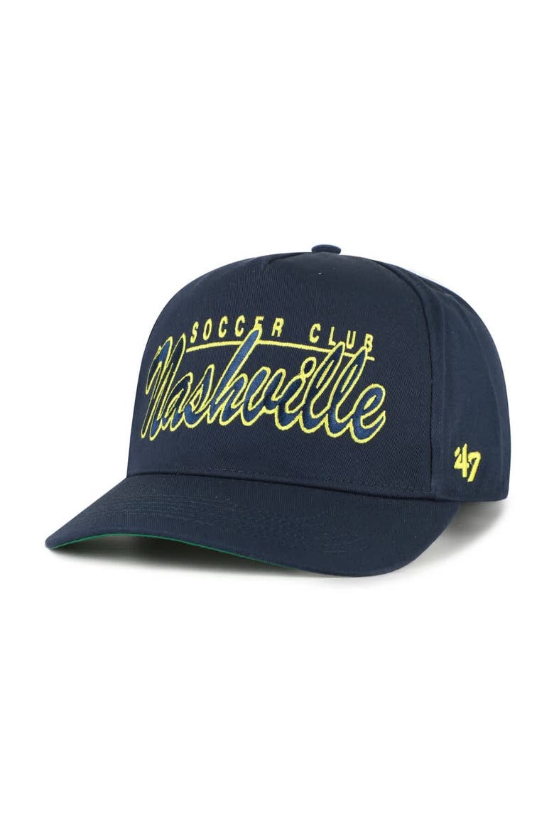 Men's '47  Navy Nashville SC Brushmark Hitch Adjustable Hat, Alternate, color, Navy