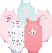 Hudson Baby Soft Cotton Sleeveless Infant Bodysuits