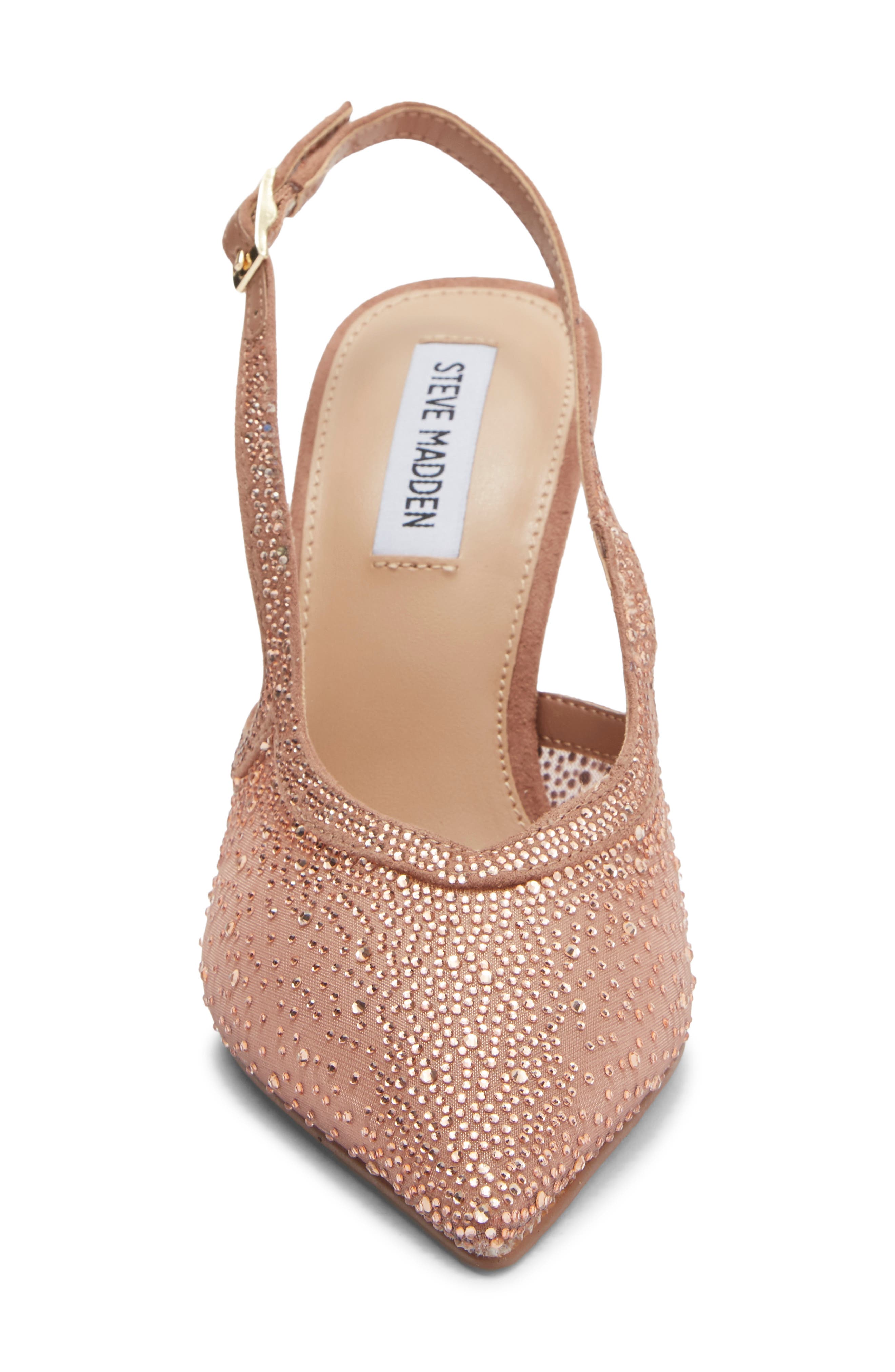 Beverlie Pointed Toe Slingback Pump, Alternate, color, MOCHA