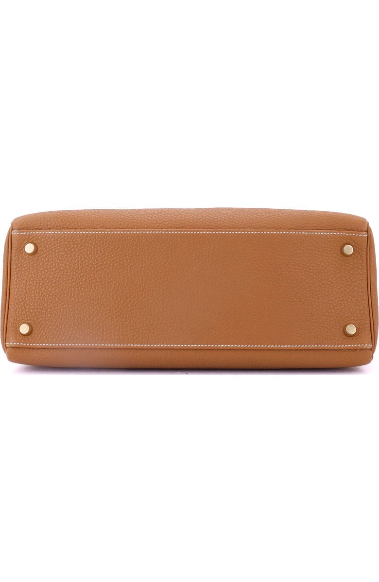 Pre-Owned Hermes Kelly Handbag Brown Togo with Gold Hardware 32, Alternate, color, Gold