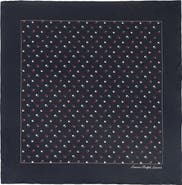 Lauren Ralph Lauren Horse Bit Print Square Silk Scarf