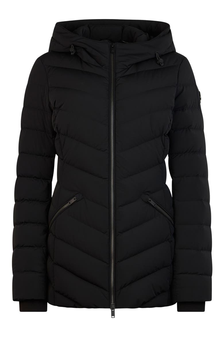 Rockcliff 5 Quilted Stretch Jacket, Alternate, color, BLACK