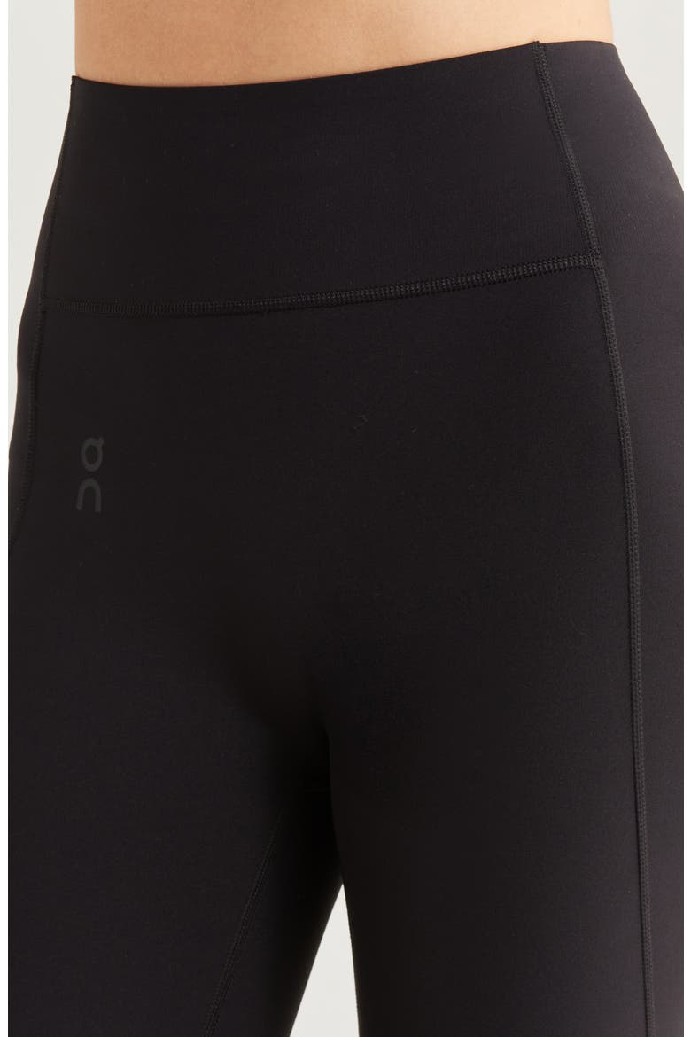 Studio High Waist Bike Shorts, Alternate, color, BLACK