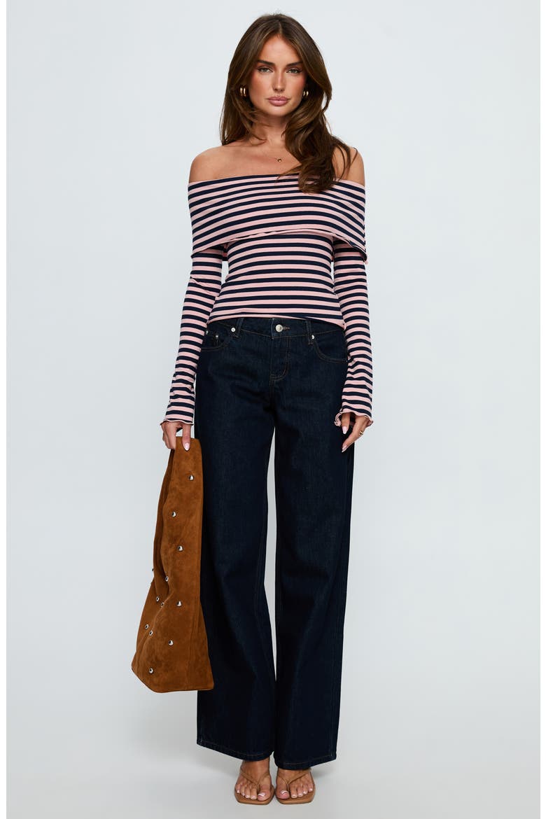 Ellanor Low Rise Straight Leg Jeans, Alternate, color, INDIGO BLUE