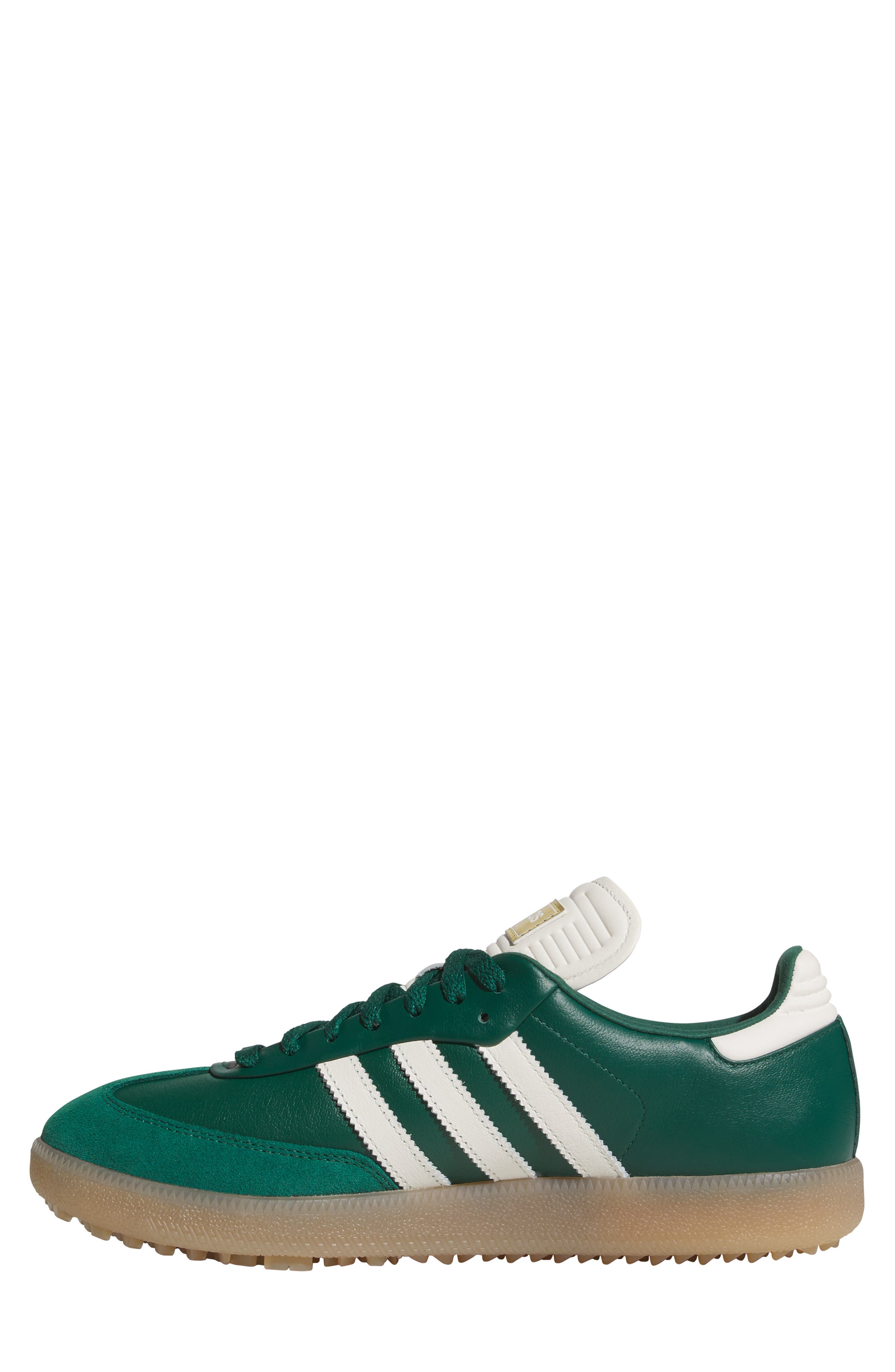 adidas Samba Golf Sneaker, Alternate, color, Green/ Off White/ Gum4