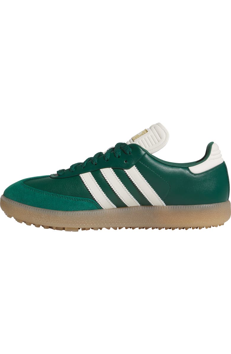 adidas Samba Golf Sneaker, Alternate, color, Green/ Off White/ Gum4