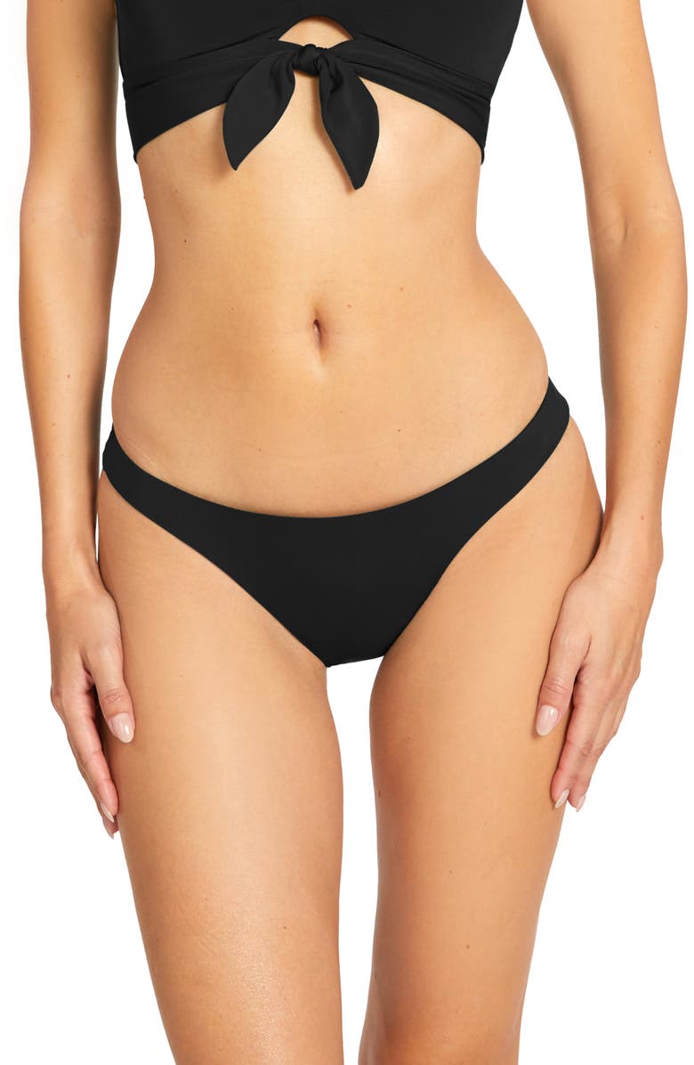 Robin Piccone Ava Bikini Bottoms, Main, color, Black