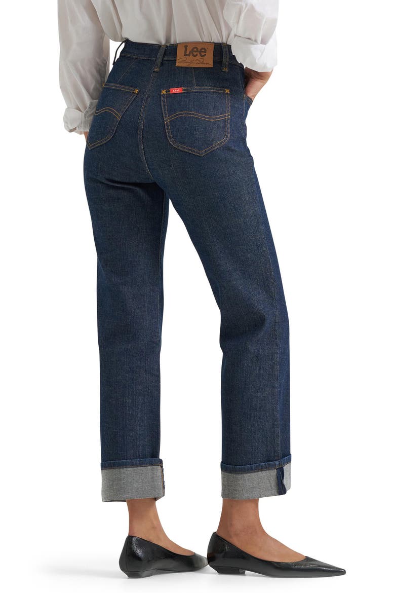 Marilyn High Waist Straight Leg Jeans, Alternate, color, RINSE