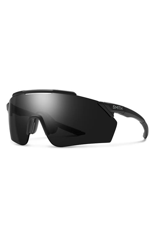 Smith Ruckus 135mm Chromapop™ Polarized Oversize Shield Sunglasses In Black