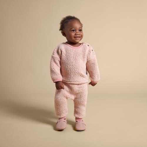 Modern Moments™ By Gerber Microfleece Drop Shoulder Top & Pant Set In Light Pink