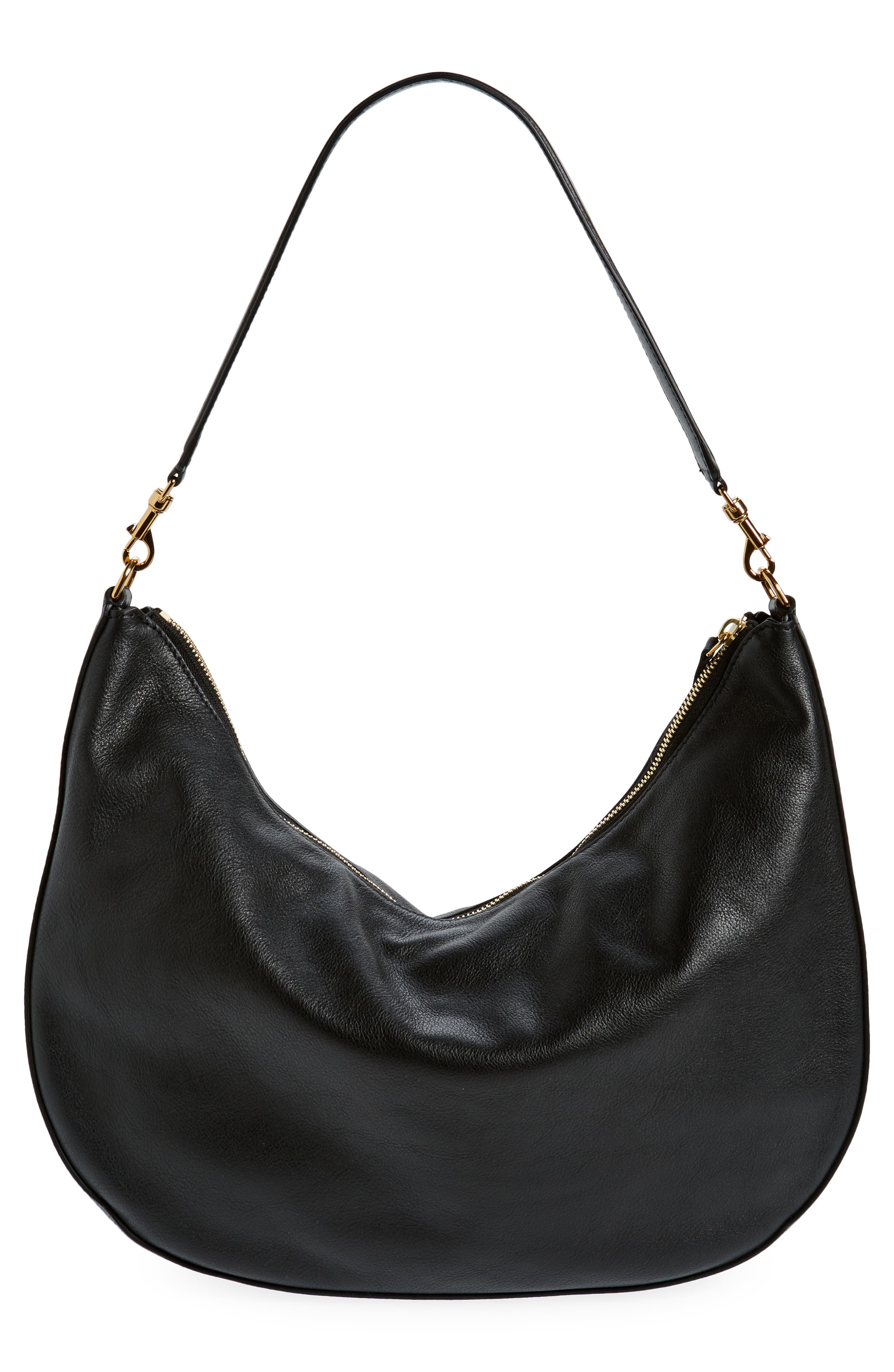 Mansur Gavriel Swing Leather Hobo Bag, Alternate, color, 