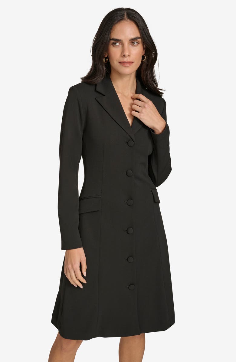 Calvin Klein Long Sleeve Crepe Blazer Dress, Alternate, color, 