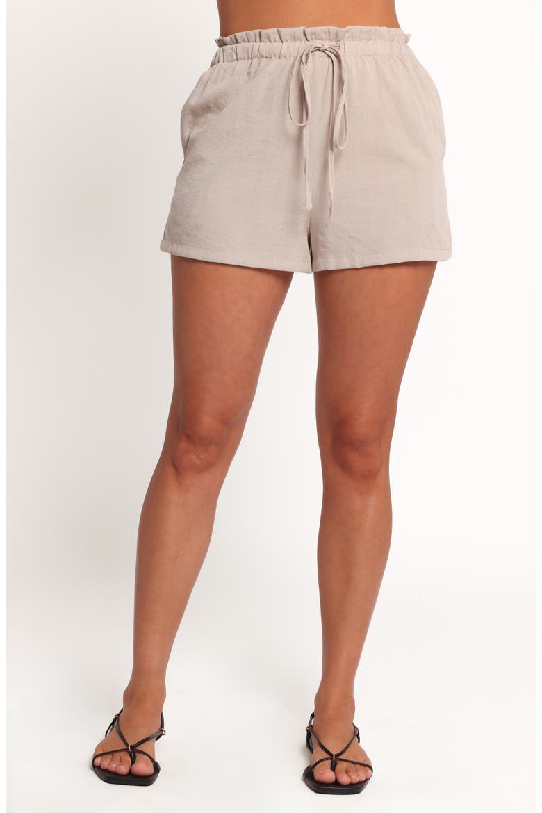 Alandra Crop Tank & Shorts Set, Alternate, color, OATMEAL