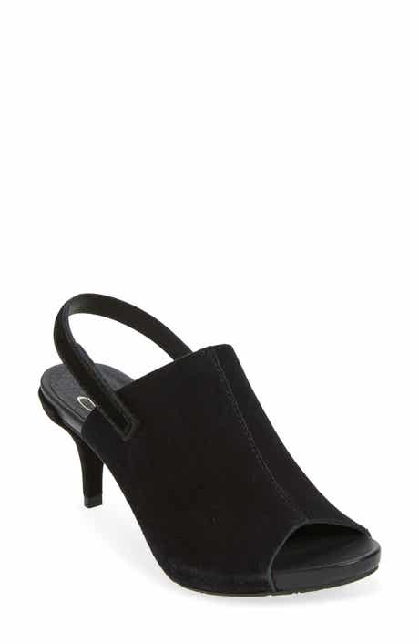 Pedro Garcia Wilmot Leather Peep Toe Sandal