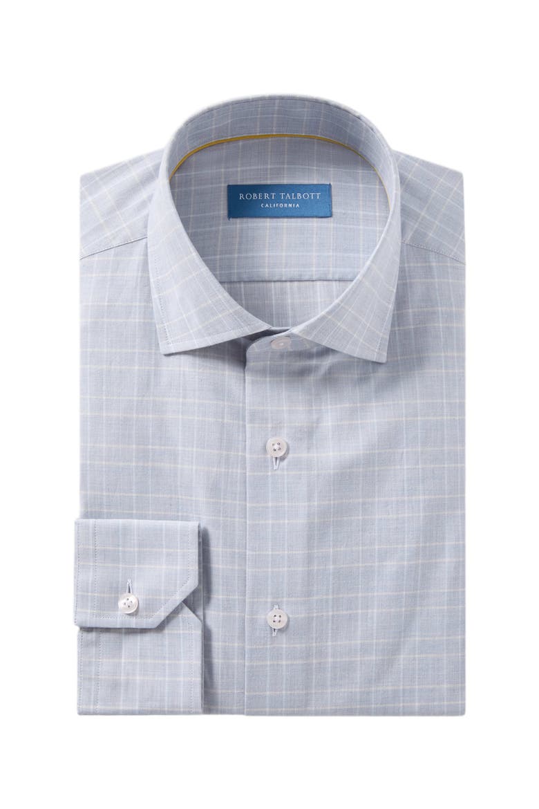 Reynolds Ultra Light Weight Brushed Check Shirt, Alternate, color, Blue