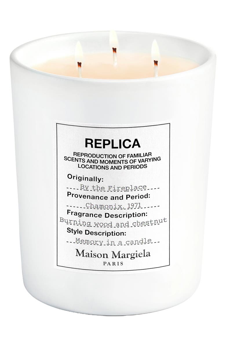 Maison Margiela Replica By the Fireplace Ceramic Scented Candle, Main, color, 
