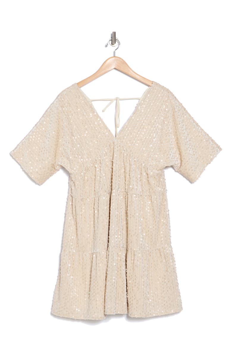 WISHLIST Baby Doll Dress, Alternate, color, Cream