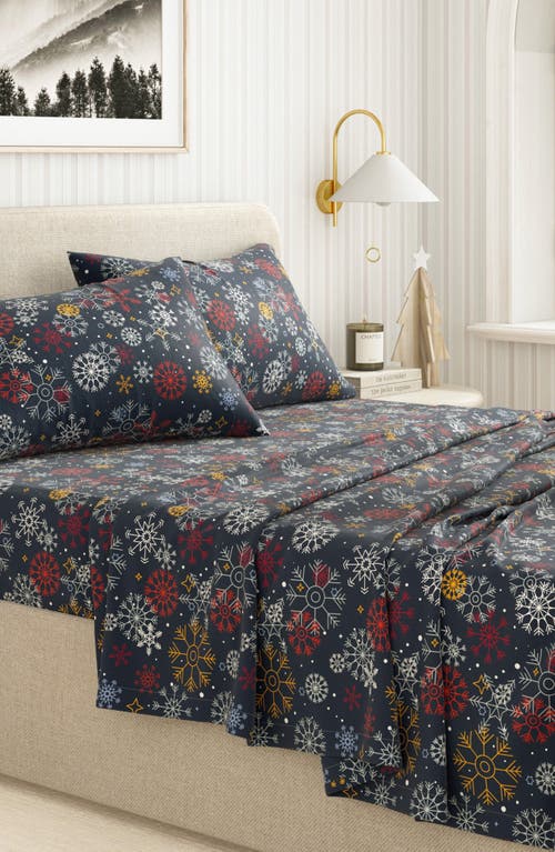 Woven & Weft Turkish Cotton Flannel Holiday Sheet Set