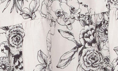 Shop Avec Les Filles Floral Wrap Dress In Etched Floral