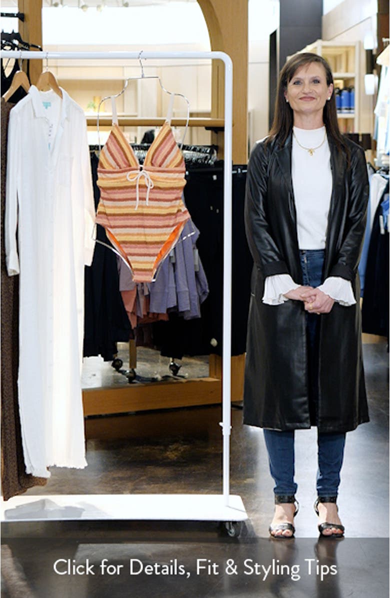 Lyra Keyhole One-Piece Swimsuit, sales video thumbnail