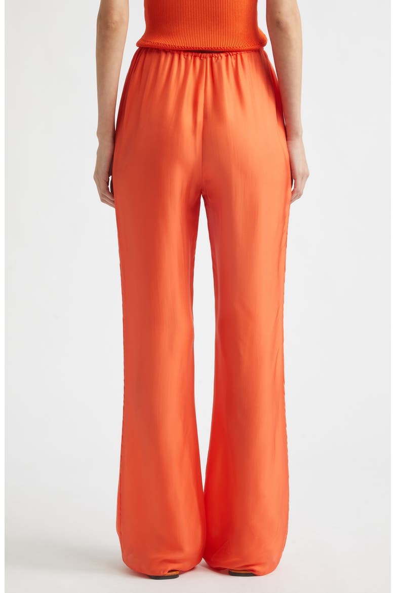 Nela Drawstring Flared Pants, Alternate, color, FLAME