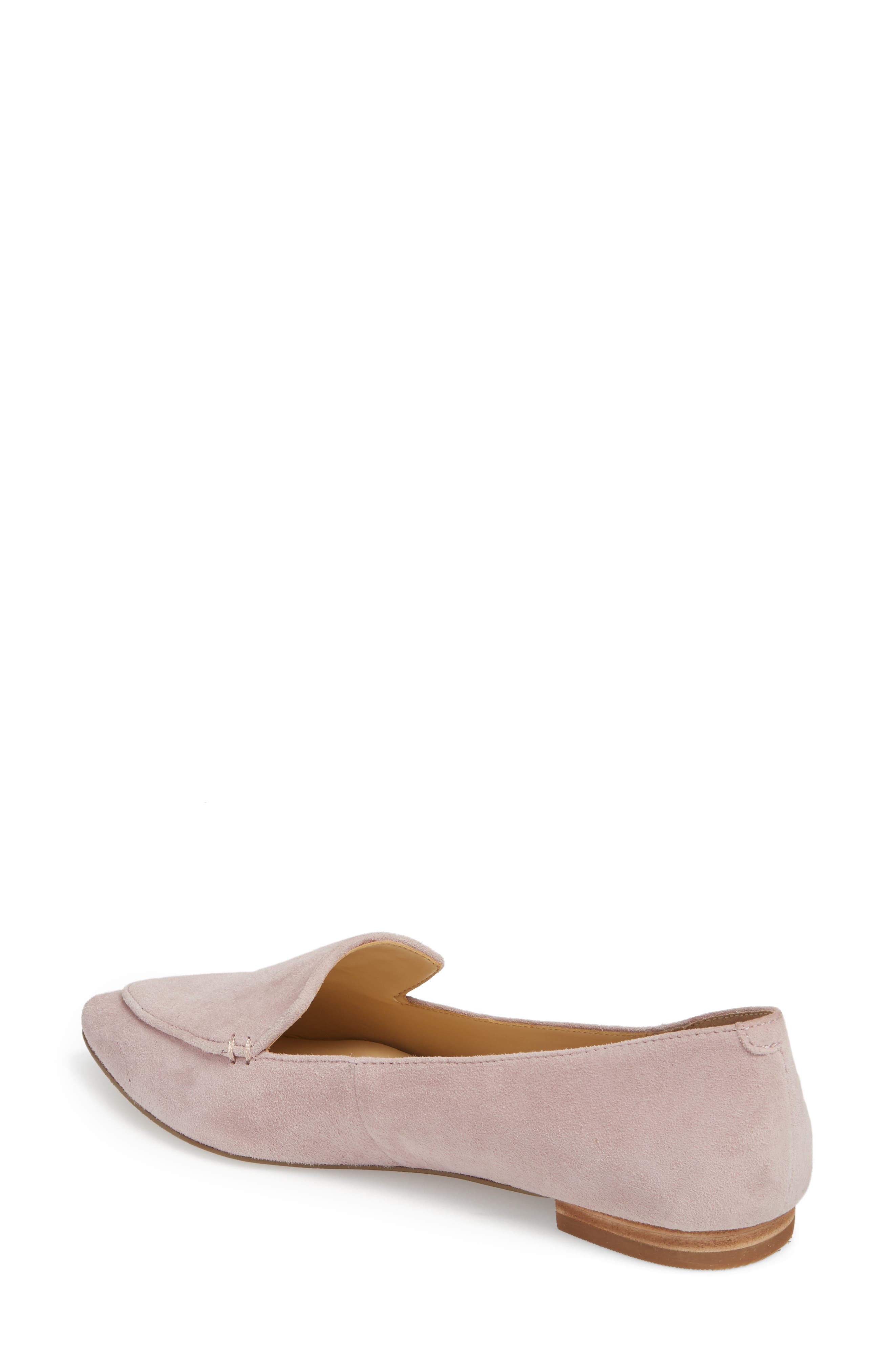 'Cammila' Pointy Toe Loafer, Alternate, color, LAVENDER