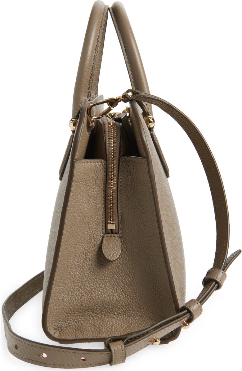 Strathberry Midi Georgia Leather Tote, Alternate, color, Taupe