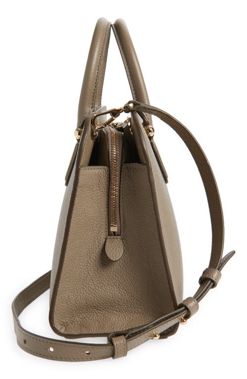 Strathberry Midi Georgia Leather Tote In Brown