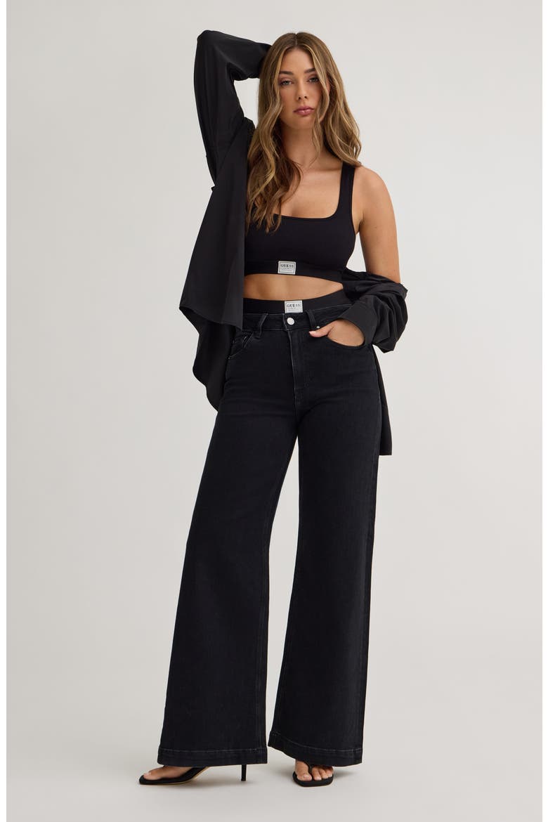 Bellagio High Waist Wide Leg Jeans, Alternate, color, C4BK-LIGHT