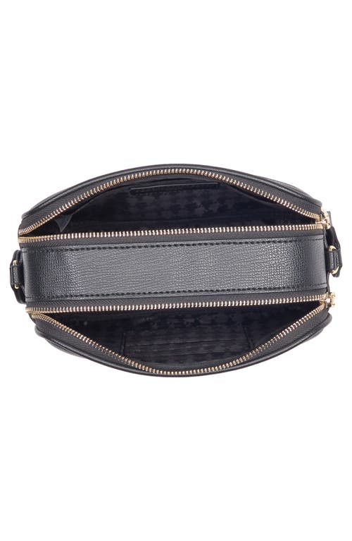 Karl Lagerfeld Paris Maybelle Camera Crossbody Bag In Black/gold