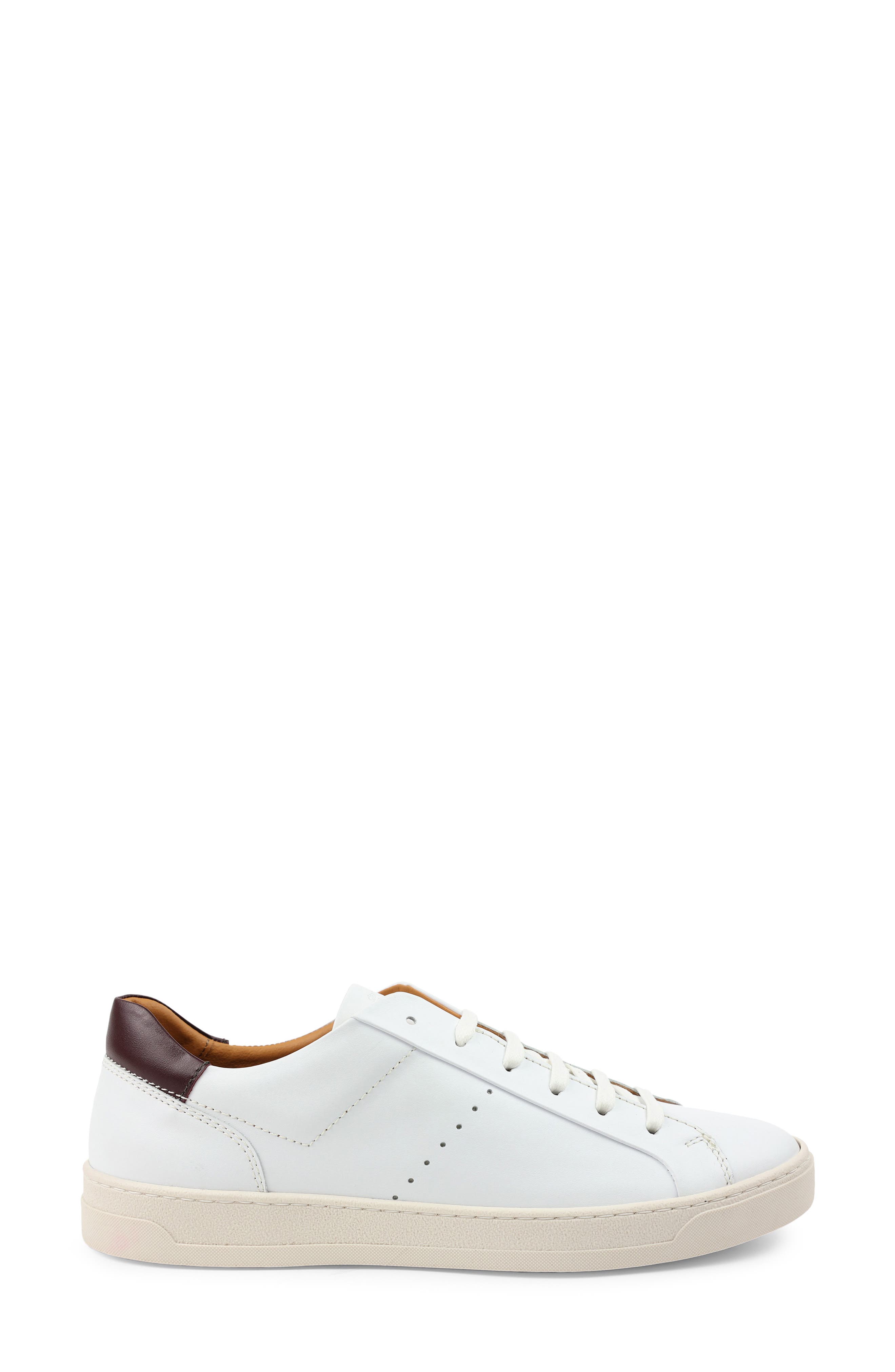 Dante Oxford Sneaker, Alternate, color, WHITE CALF