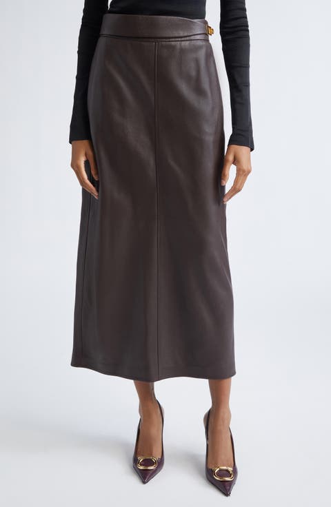 Leather Maxi Skirt