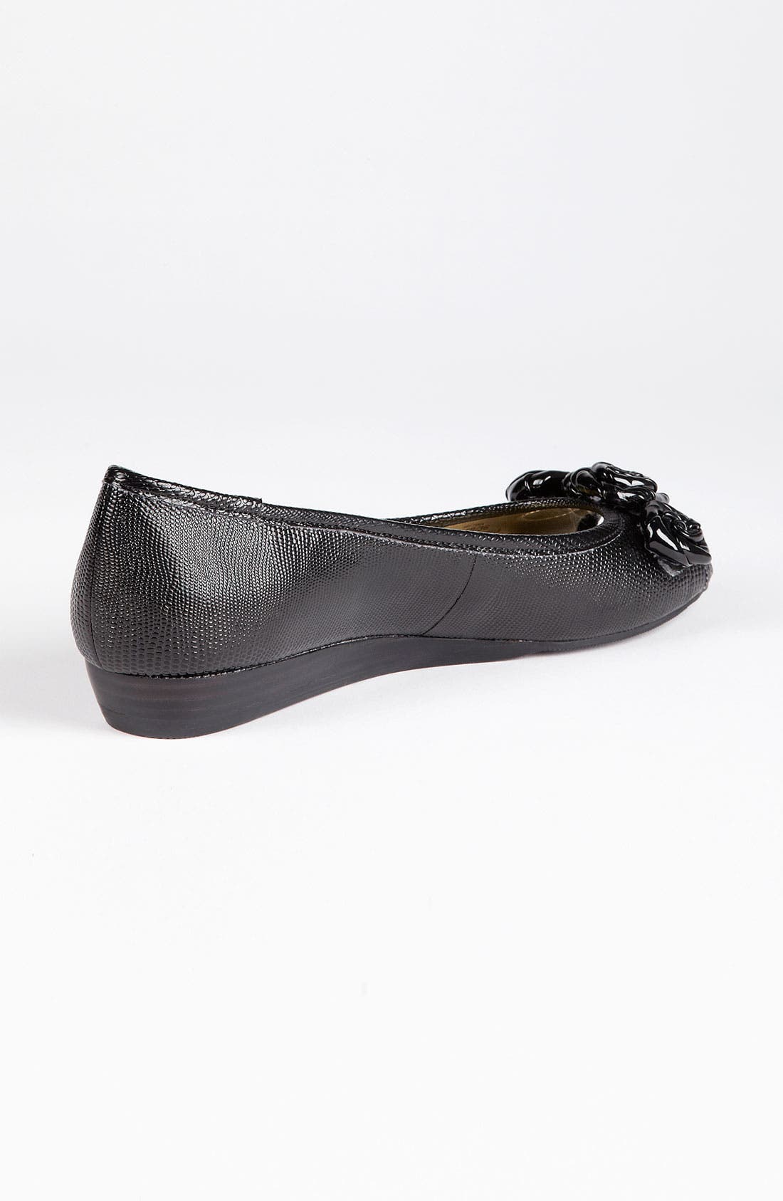 'Tina' Flat, Alternate, color, BLACK
