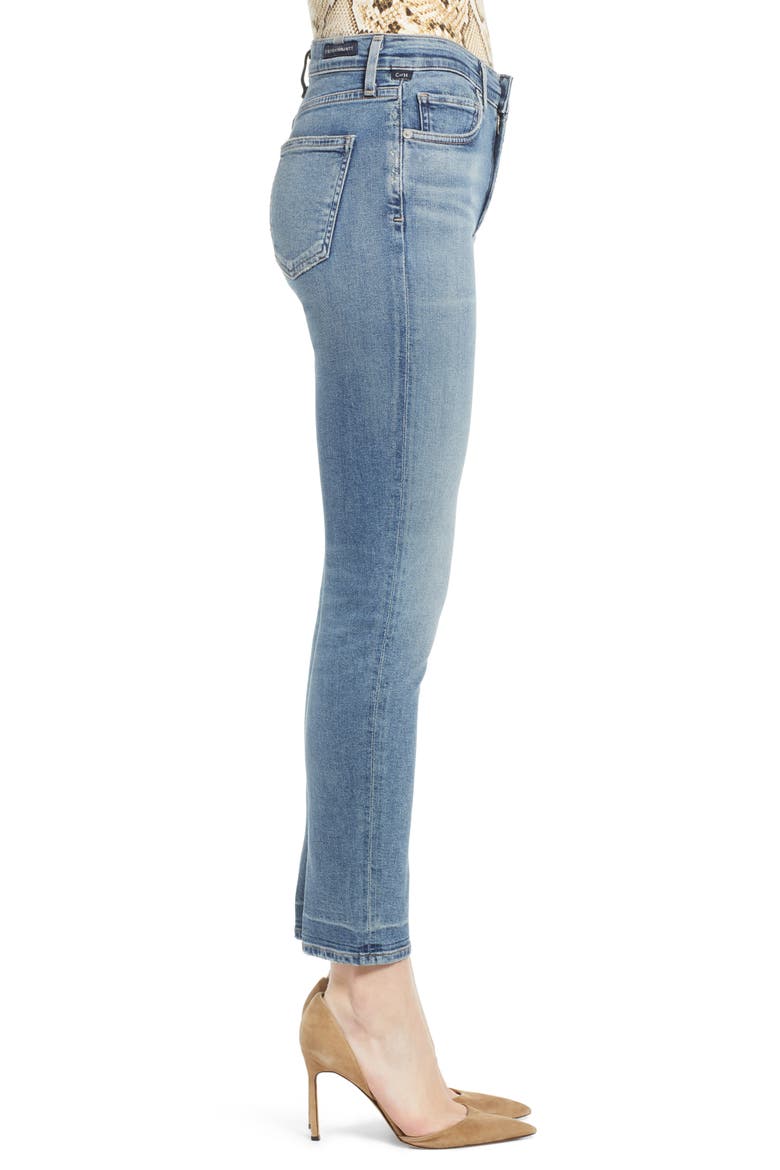 Harlow High Waist Ankle Slim Jeans, Alternate, color, CAPESIDE