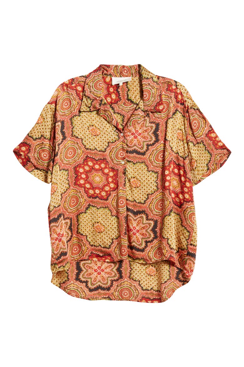 The Richmond Medallion Print Camp Shirt, Alternate, color, PATCHWORK PRINT