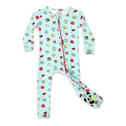 Baby Blue Space Donut Convertible Footie (Baby)