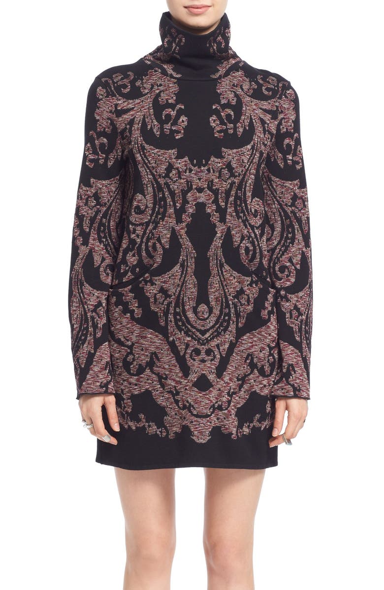 Free People 'Modern Love' Turtleneck Minidress, Main, color,