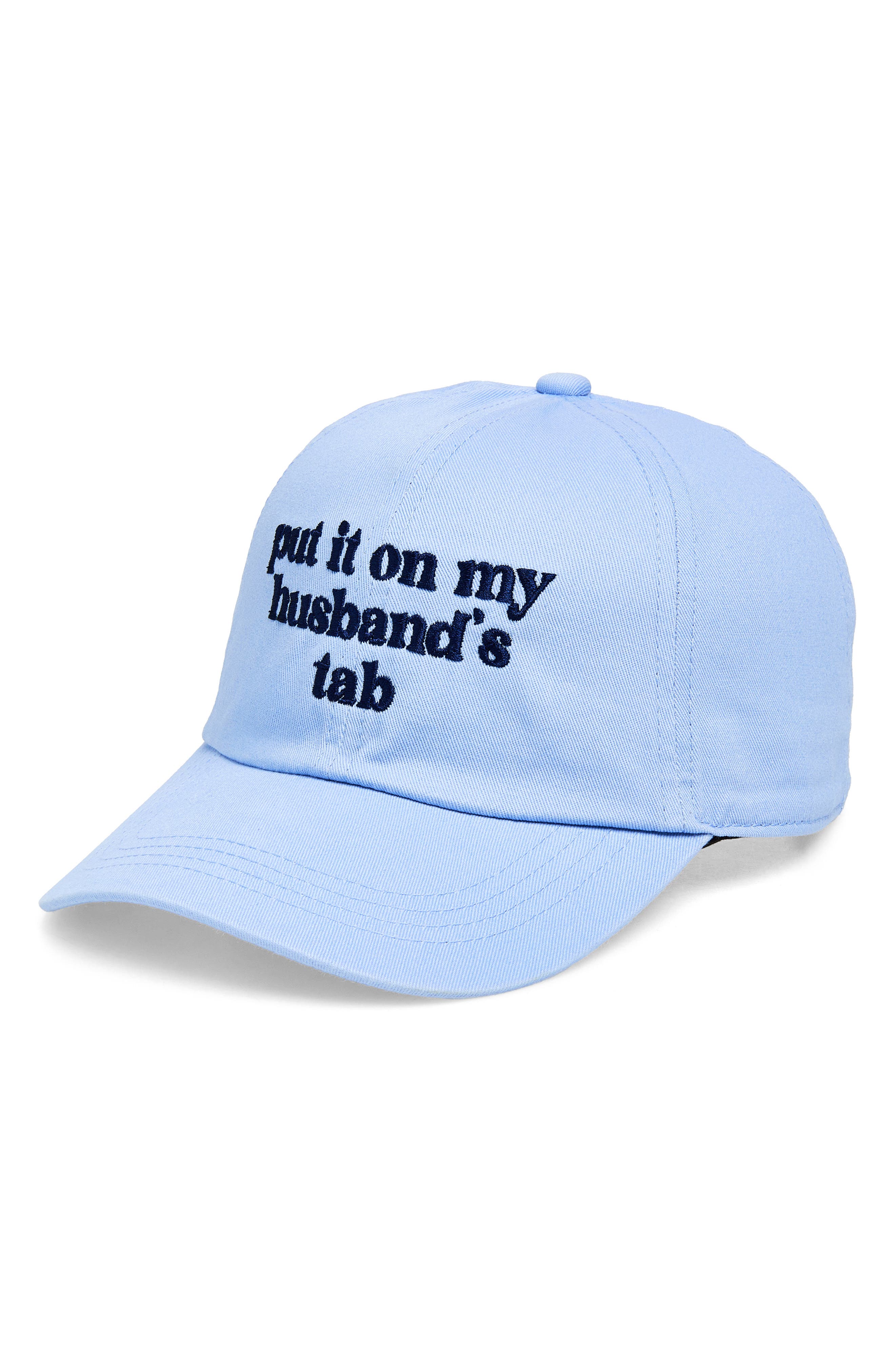 Put It On My Husband's Tab Baseball Cap