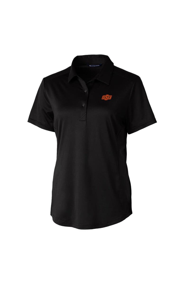 Cutter & Buck Women's Cutter & Buck Black Oklahoma State Cowboys Prospect Polo, Main, color, Black