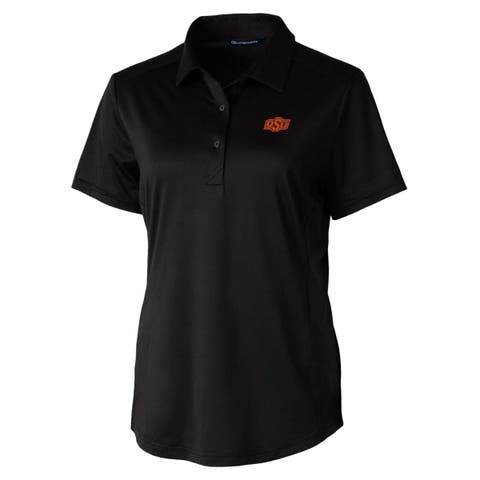 Women's Cutter & Buck Black Oklahoma State Cowboys Prospect Polo