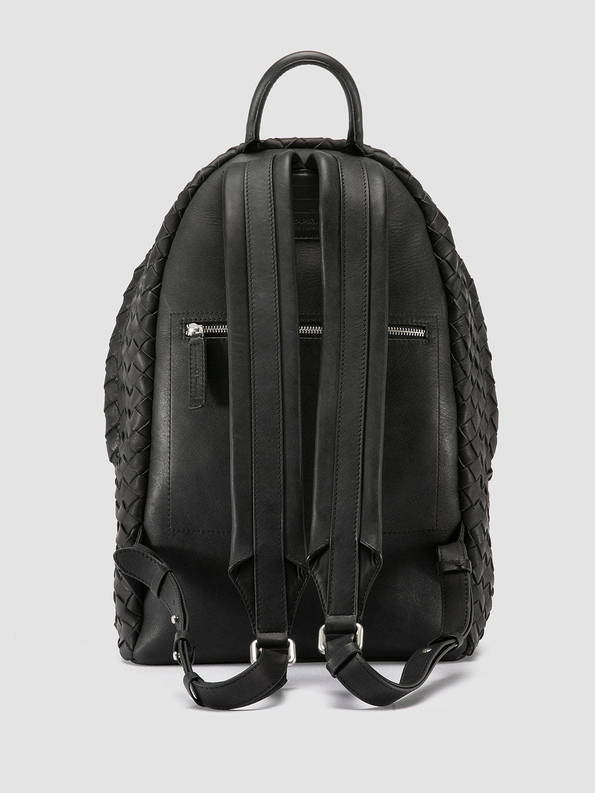 Officine Creative Armor 04 Woven Backpack, Alternate, color, Black