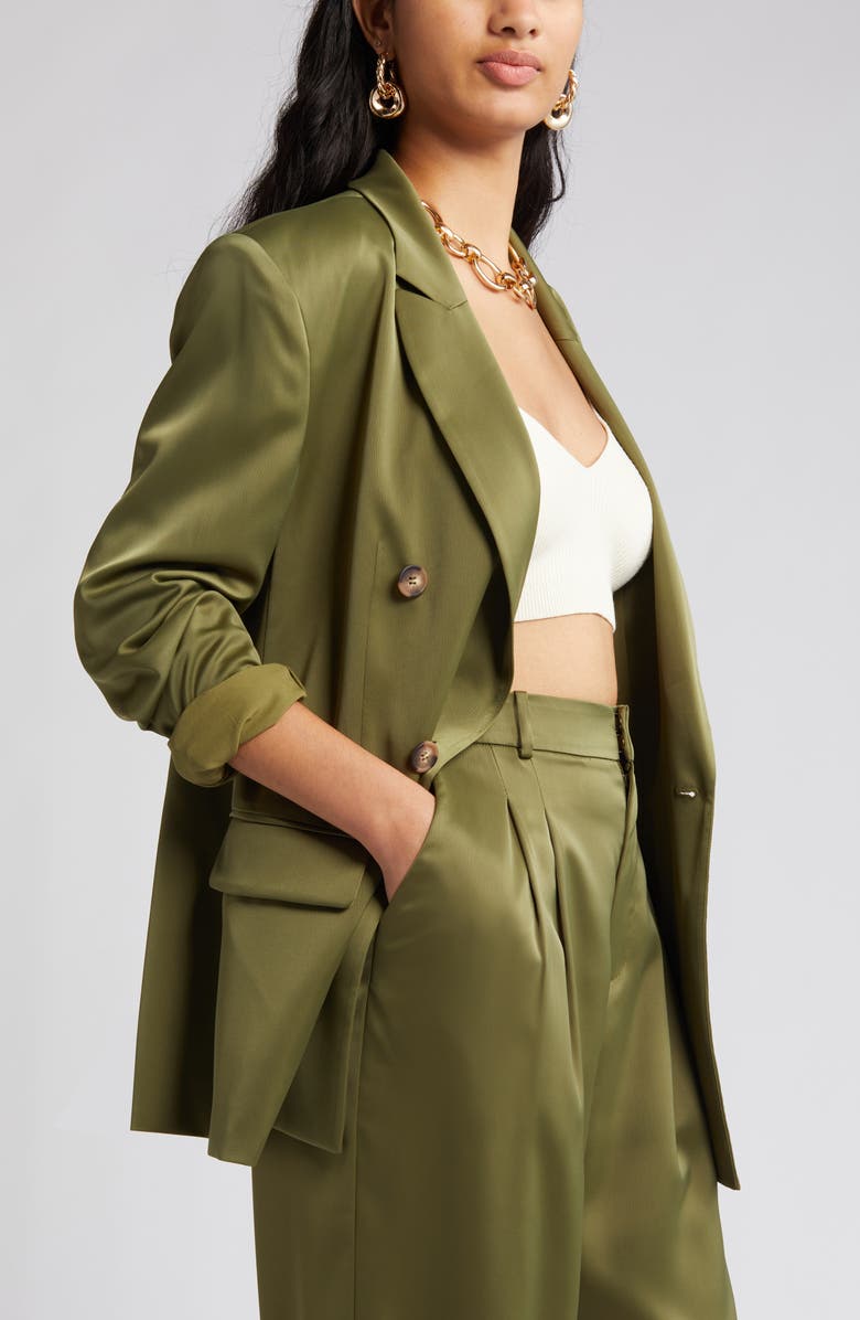 WAYF Oversize Double Breasted Blazer, Alternate, color, 