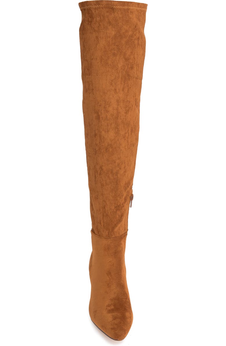 CHASE AND CHLOE Wynter Over The Knee Boot, Alternate, color, Tan