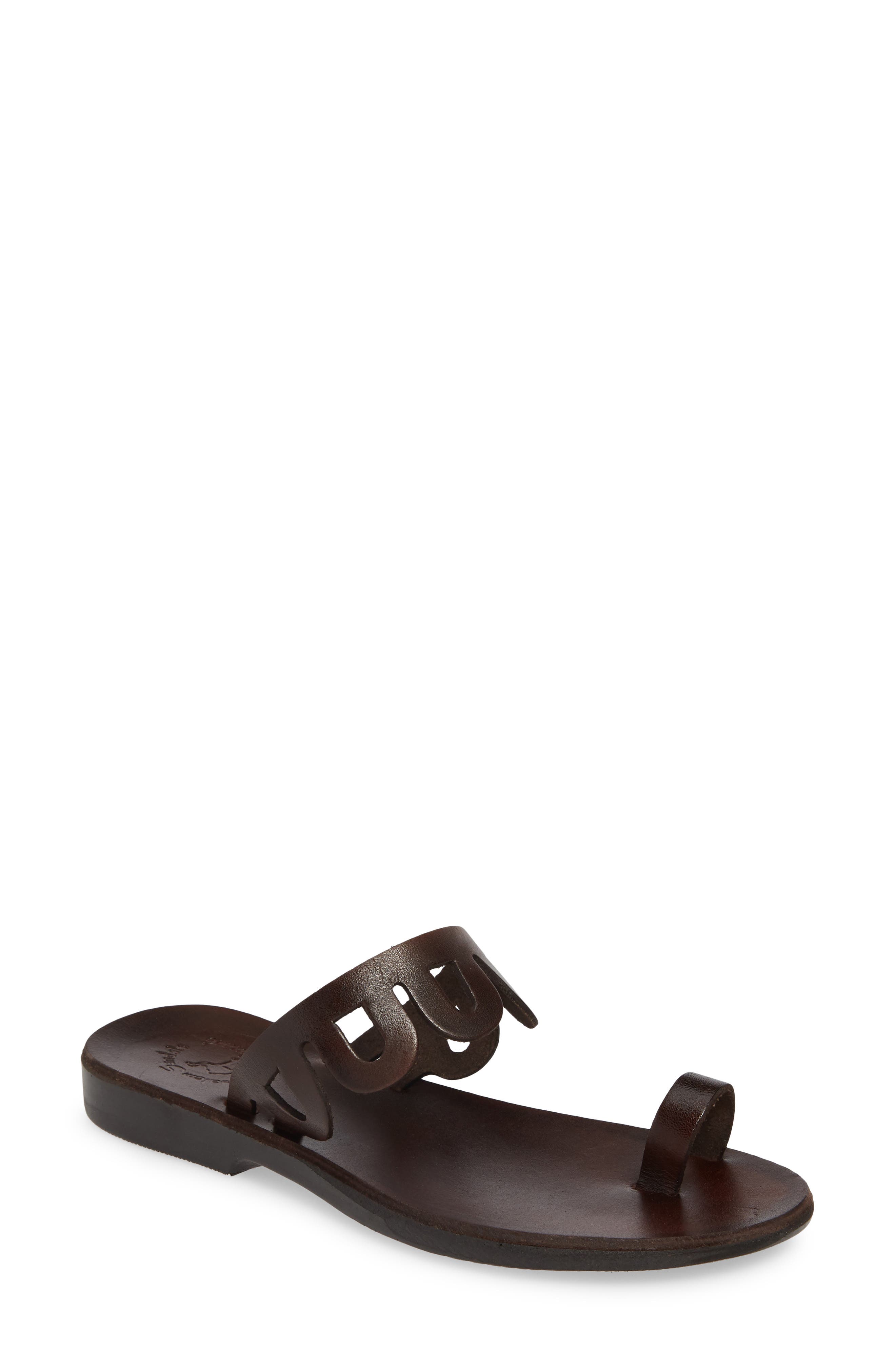 Jerusalem Sandals Aja Slide Sandal, Main, color, 