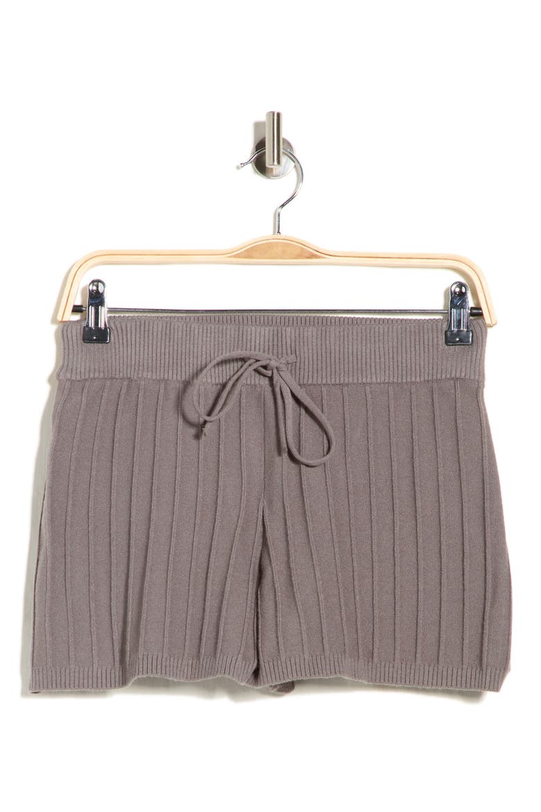 Daylight Sweater Shorts, Alternate, color, CHARCOAL GRAY