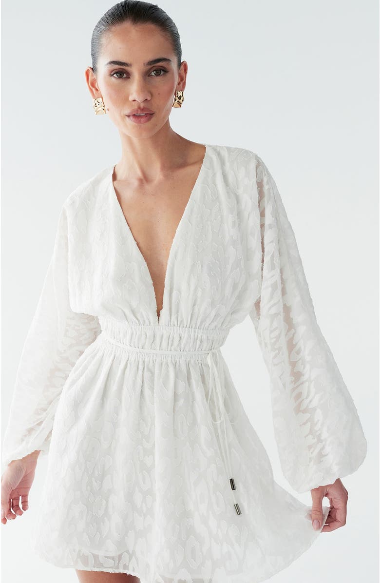 BWLDR Gracie Mini Dress, Alternate, color, White