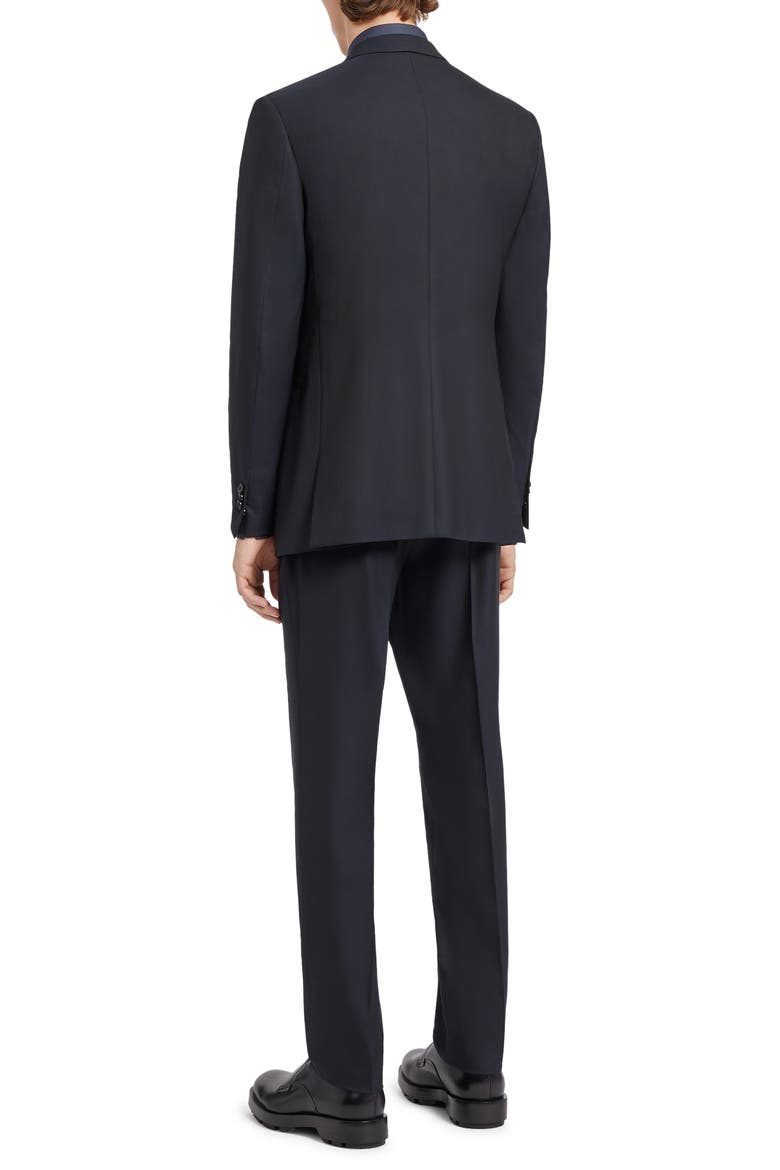 【最上級クラス】Ermenegirdo Zegna 15MILMIL Navy Regular Fit Navy Blue 15milmil15 Wool Suit (Men) | Nordstrom
